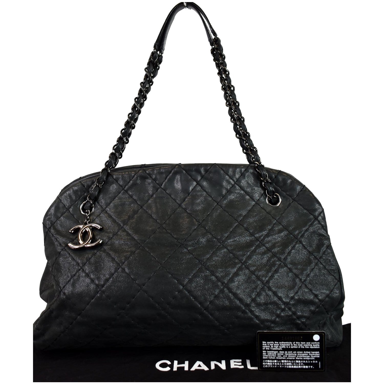 Chanel Mademoiselle Leather Bowling Bag in 2023