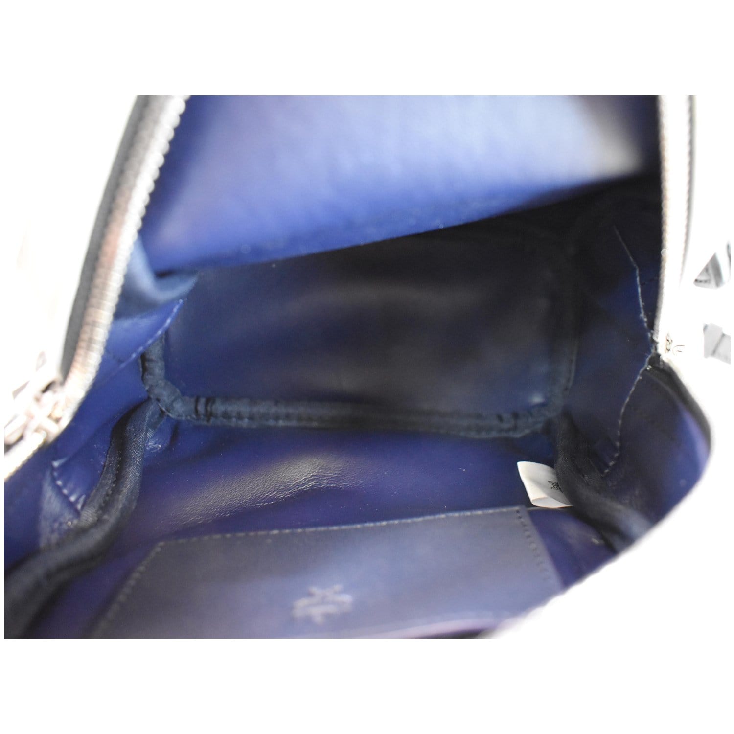 MCM Light Blue Monogram Visetos Stark Side Stud Backpack Leather