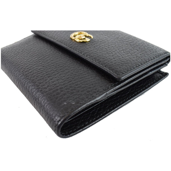 Gucci French Flap Leather Wallet Women Code 456122