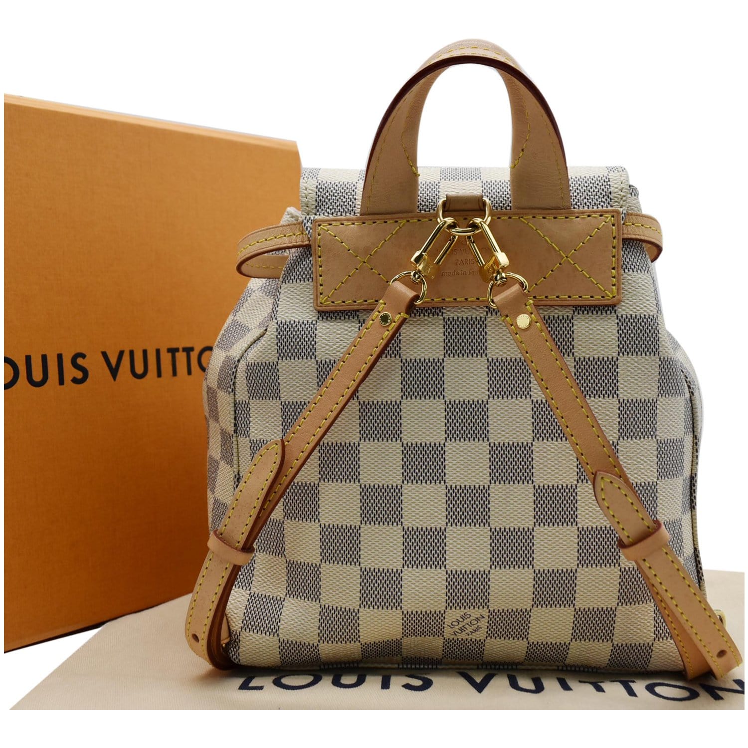 Louis Vuitton Sperone BB Backpack in Damier Azur Canvas in Mint Condition