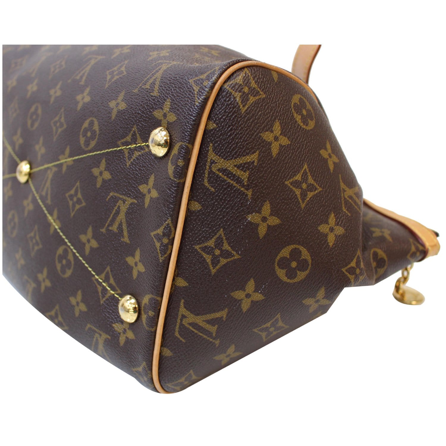 Louis Vuitton Tivoli GM Monogram Canvas Leather Shoulder Bag Authentic  SP0058