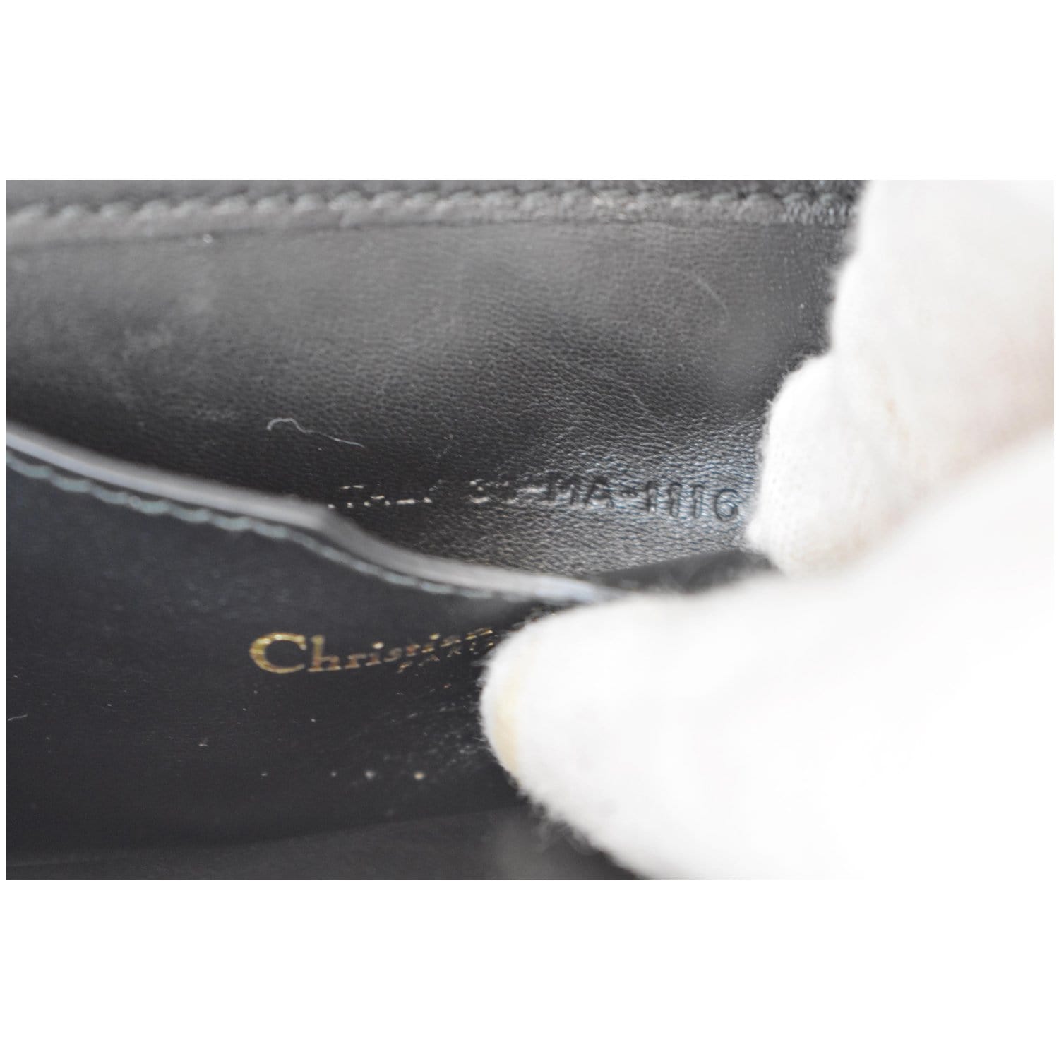 Leather clutch bag Christian Dior Black in Leather - 31024121
