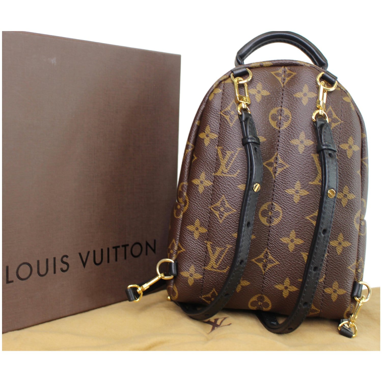 Brown Louis Vuitton Monogram Mini Palm Springs Backpack – Designer