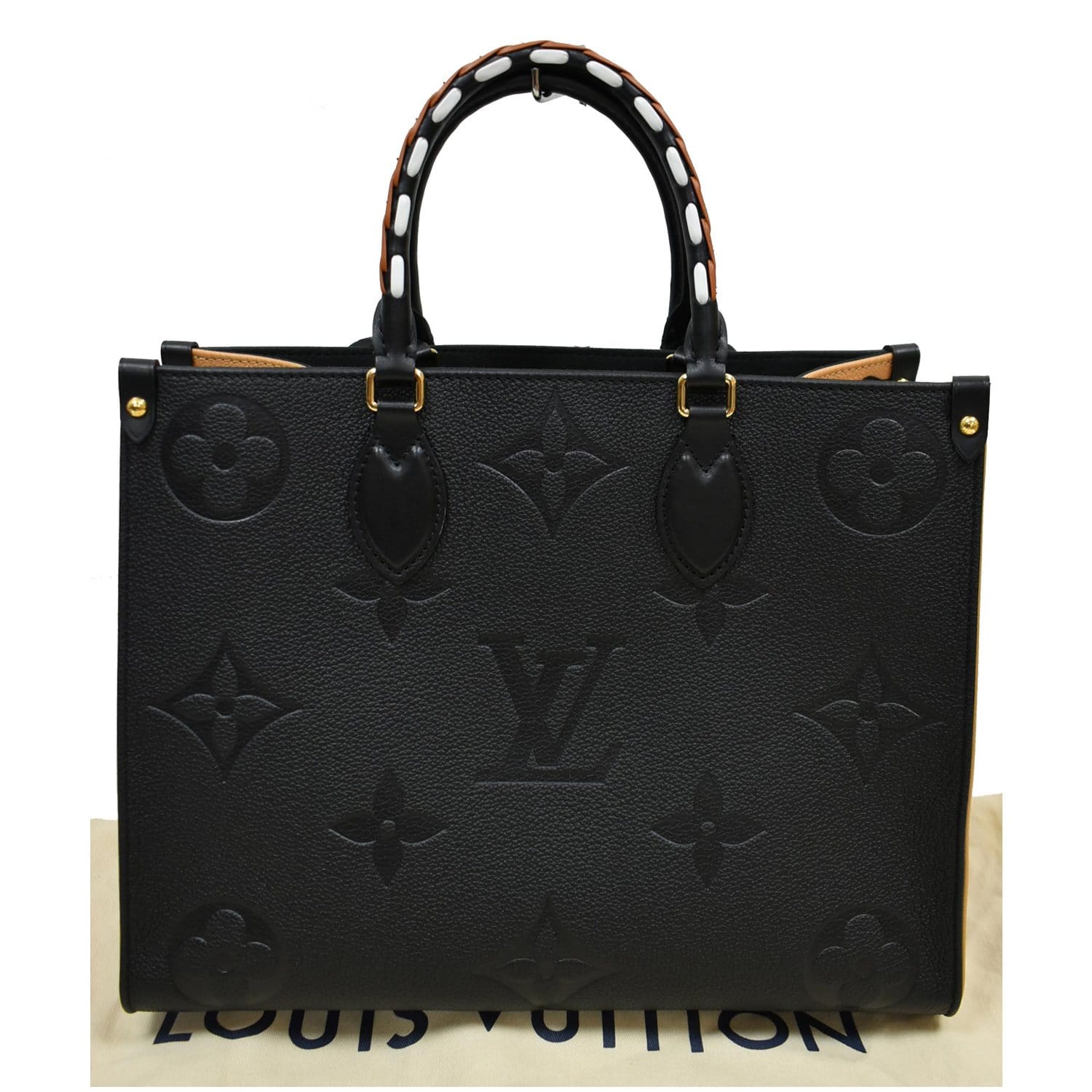 Brand New Louis Vuitton Black Onthego Wild at Heart Bag, 2021