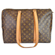 Louis Vuitton Brown Monogram Sac Flanerie 45 Cloth ref.944524 - Joli Closet