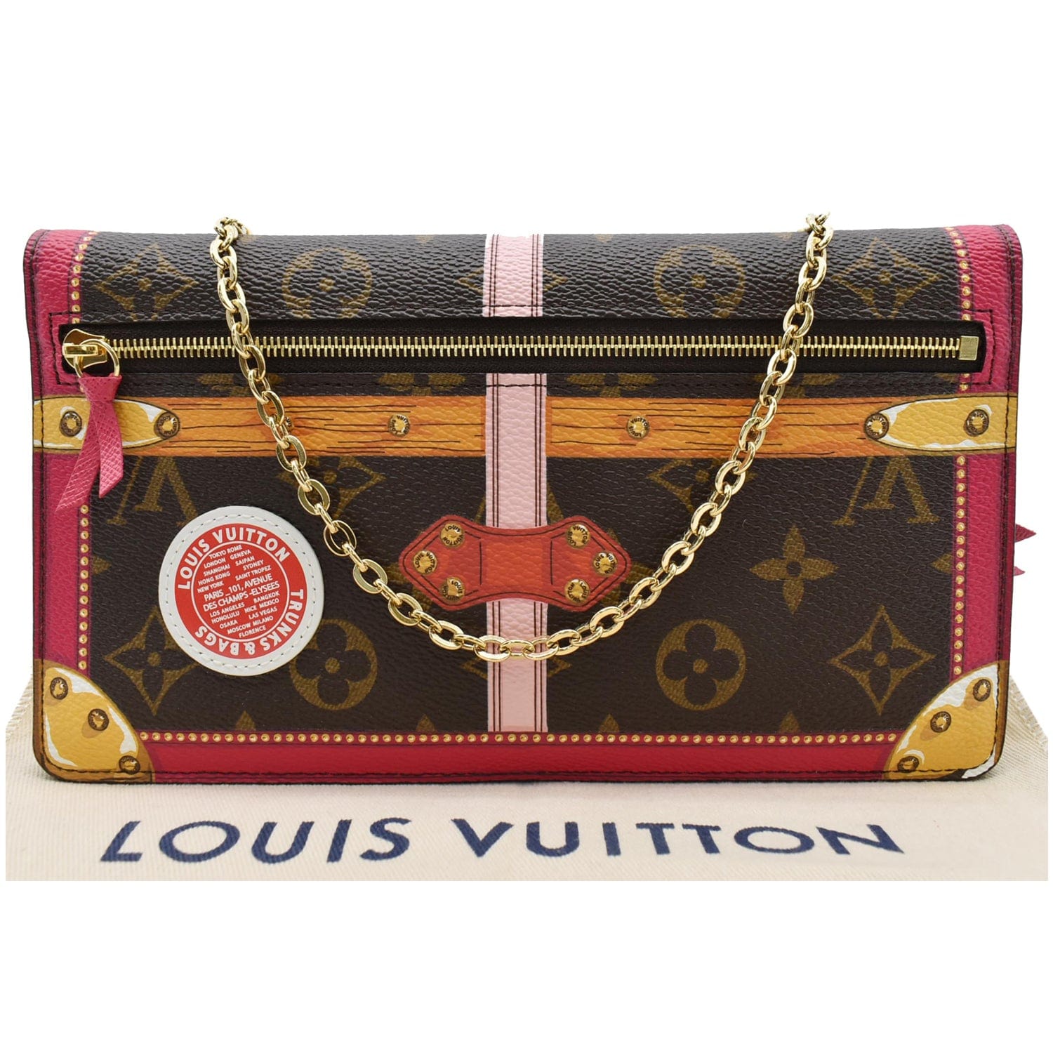 Louis Vuitton Monogram Summer Trunk Pochette Cosmetic Pouch M43615