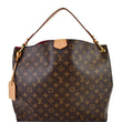 LOUIS VUITTON Graceful MM Monogram Canvas Shoulder Bag Brown