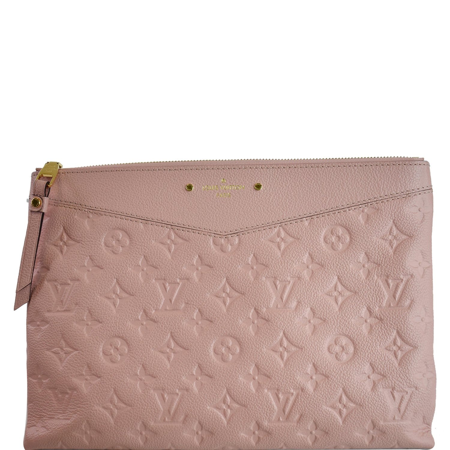 Louis Vuitton Daily Pouch Clutch Monogram with Peach - A World Of Goods For  You, LLC