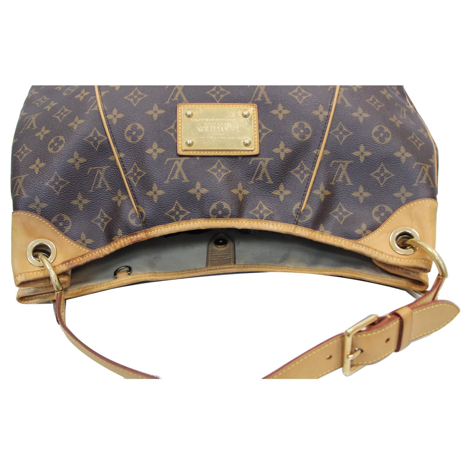 Louis Vuitton Galliera Gm Monogram Shoulder Bag. Brown Leather ref.641545 -  Joli Closet