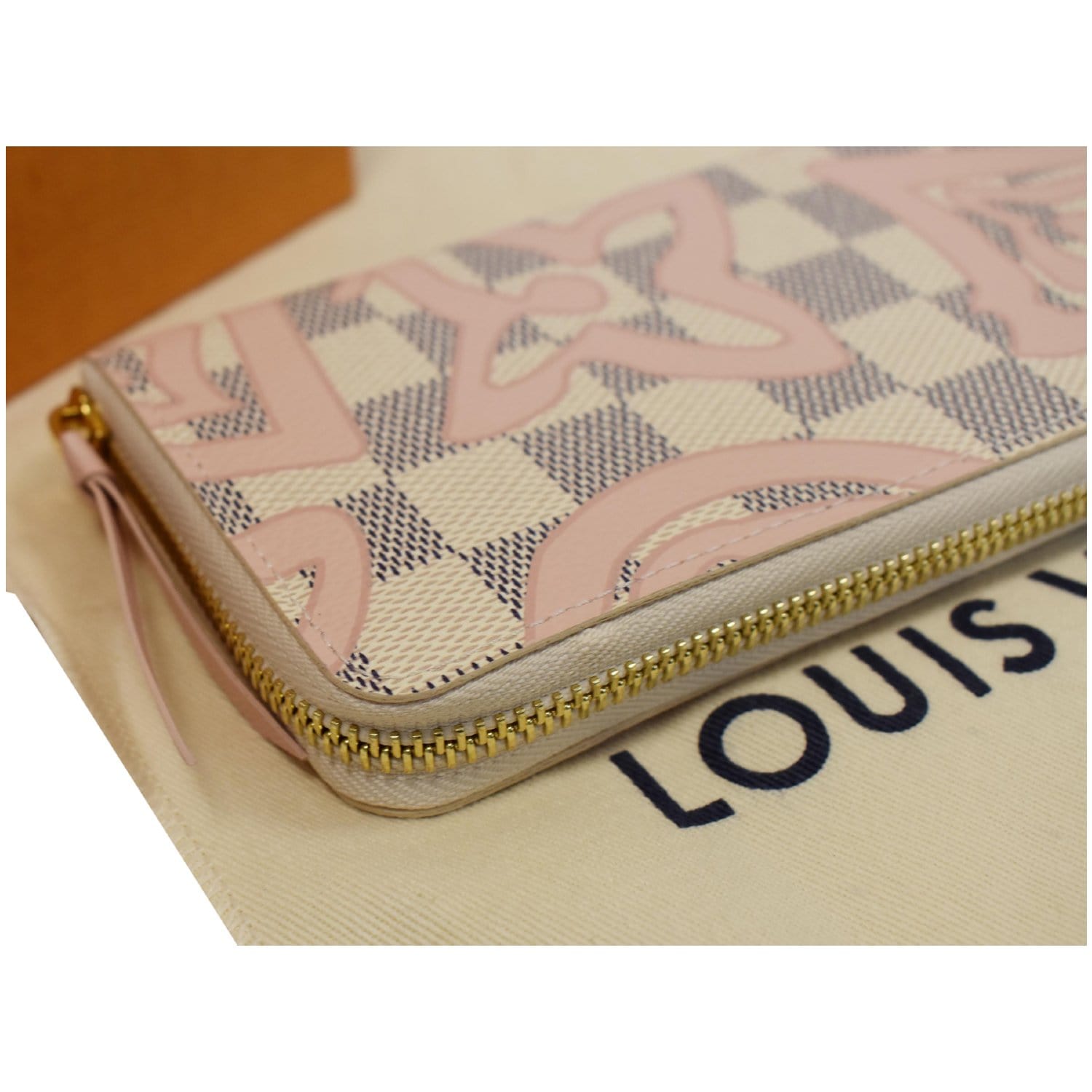 Louis Vuitton Zippy Damier Azur Tahitienne Clemence Wallet LV-0326N-0087