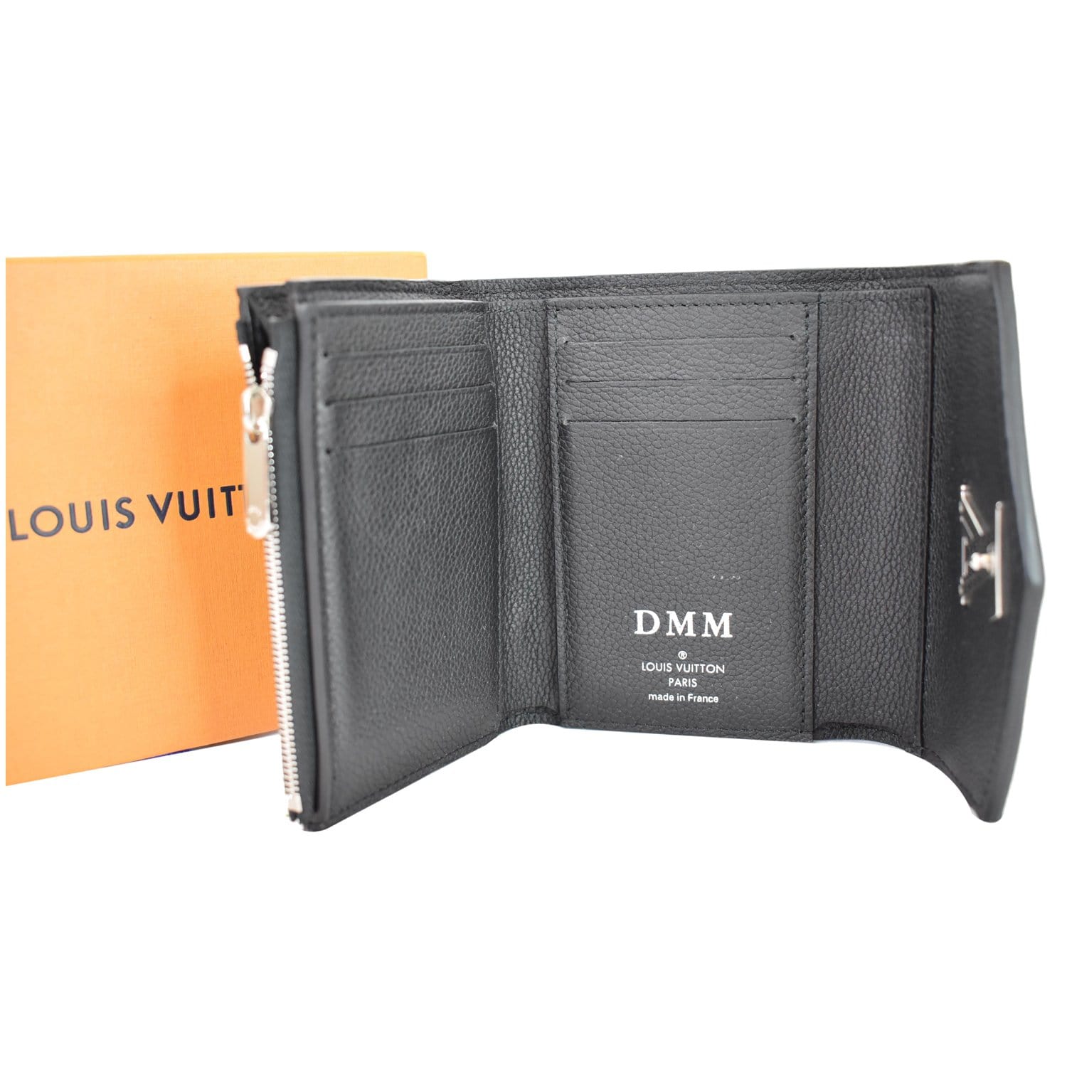 Louis Vuitton LV Monogram Leather Mylockme Compact Wallet - Black Wallets,  Accessories - LOU582542