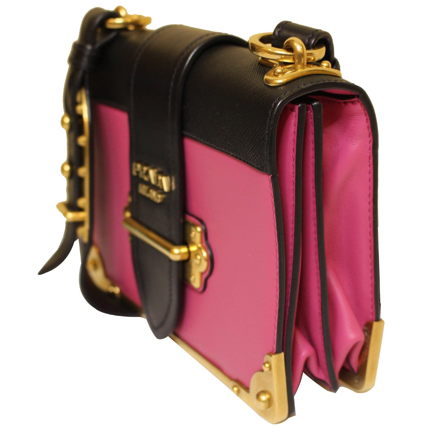 Prada Saffiano Leather Cahier Shoulder Bag (SHF-23798) – LuxeDH