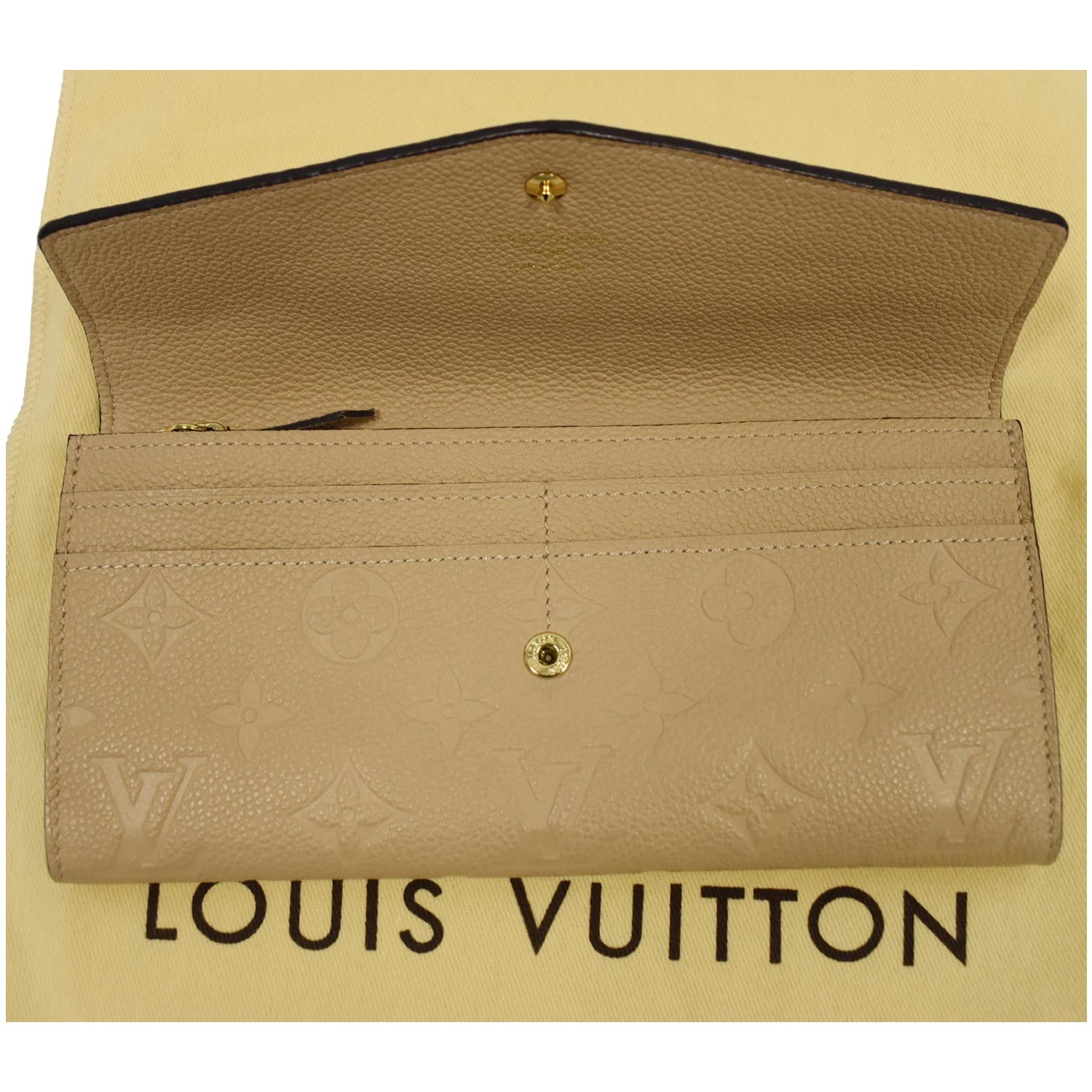 Leather wallet Louis Vuitton Brown in Leather - 36202588