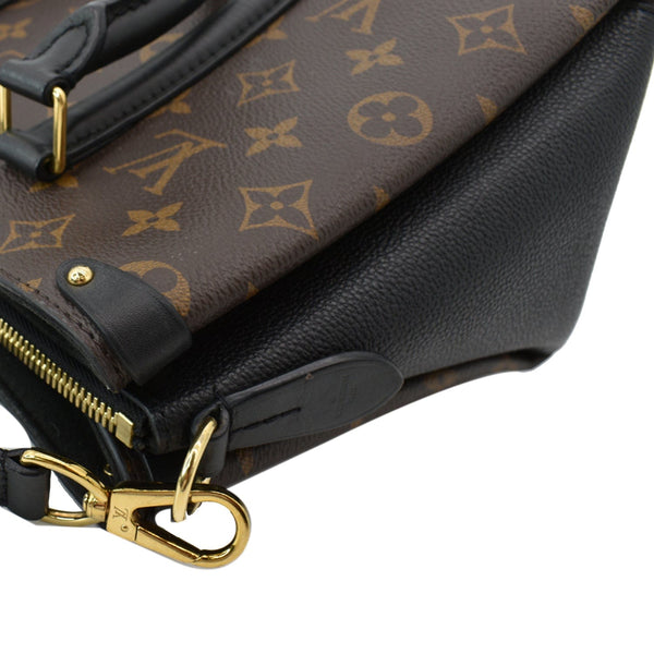 LOUIS VUITTON Soufflot BB Monogram Canvas Shoulder Crossbody Bag Black