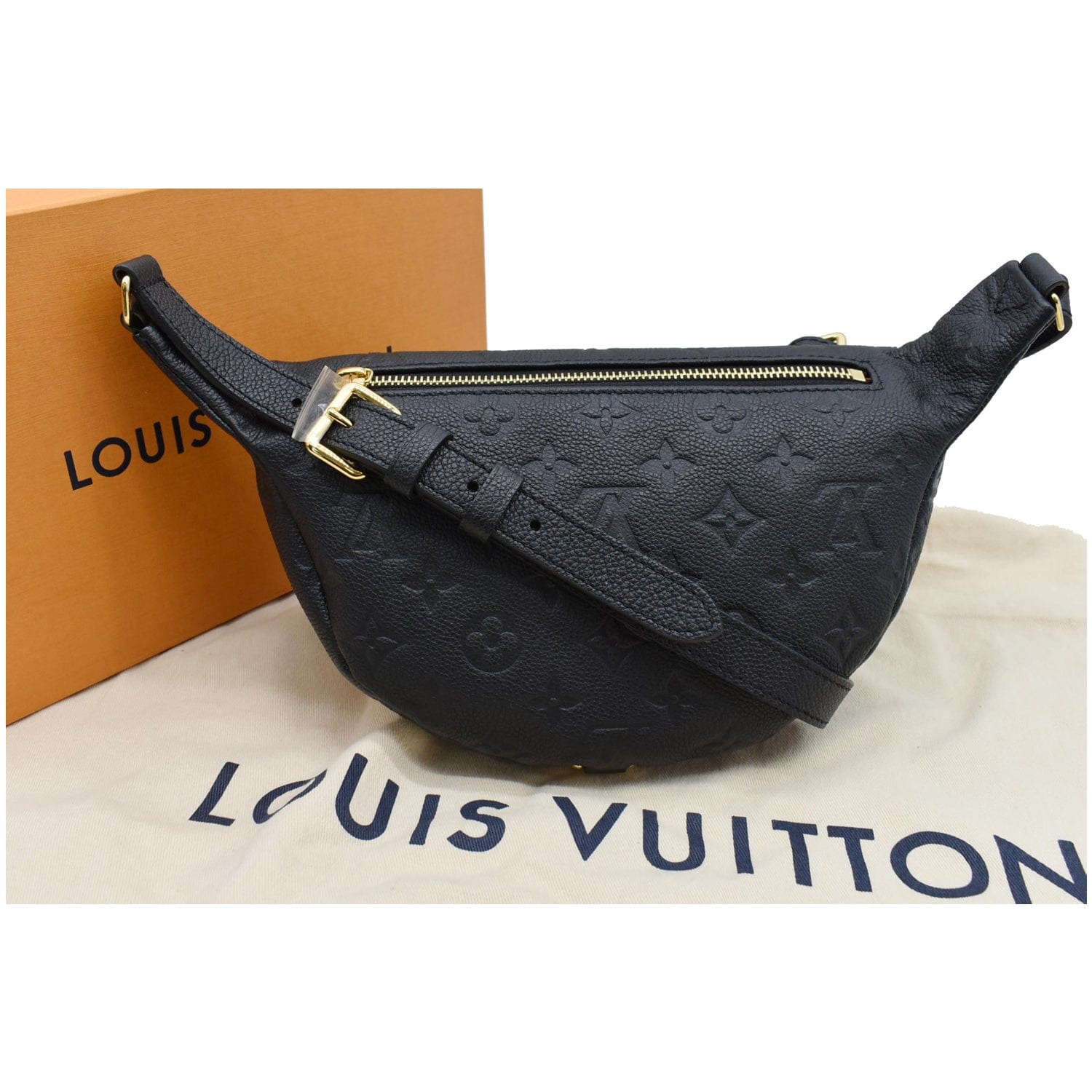 WOMENS DESIGNER Louis Vuitton Bumbag Monogram Empreinte Leather Black For  Sale at 1stDibs