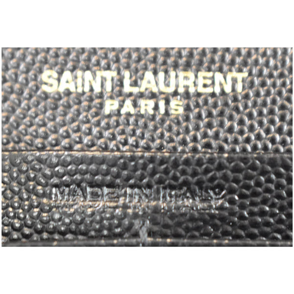 YVES SAINT LAURENT Envelope Small Leather Shoulder Bag Black