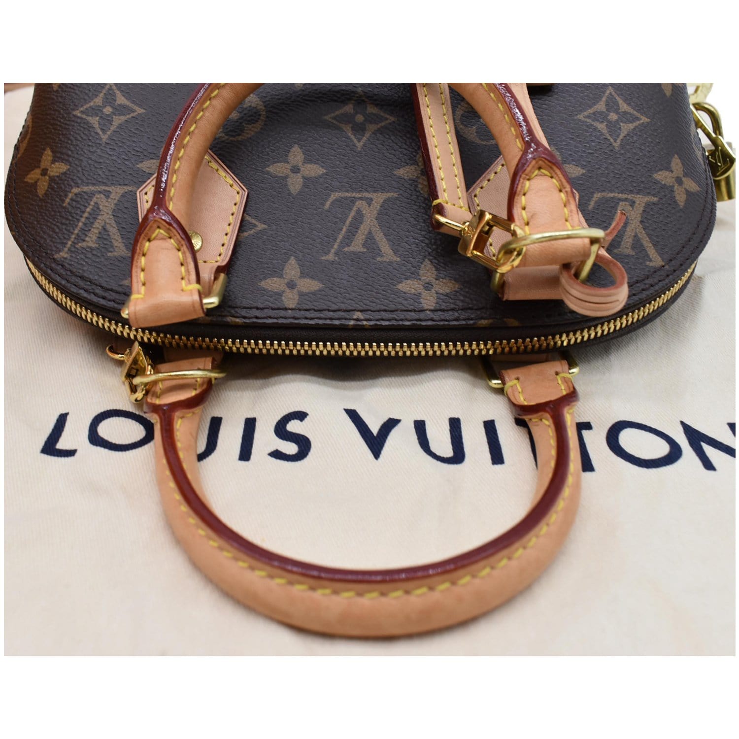 Louis Vuitton Alma BB Monogram Canvas Crossbody Bag