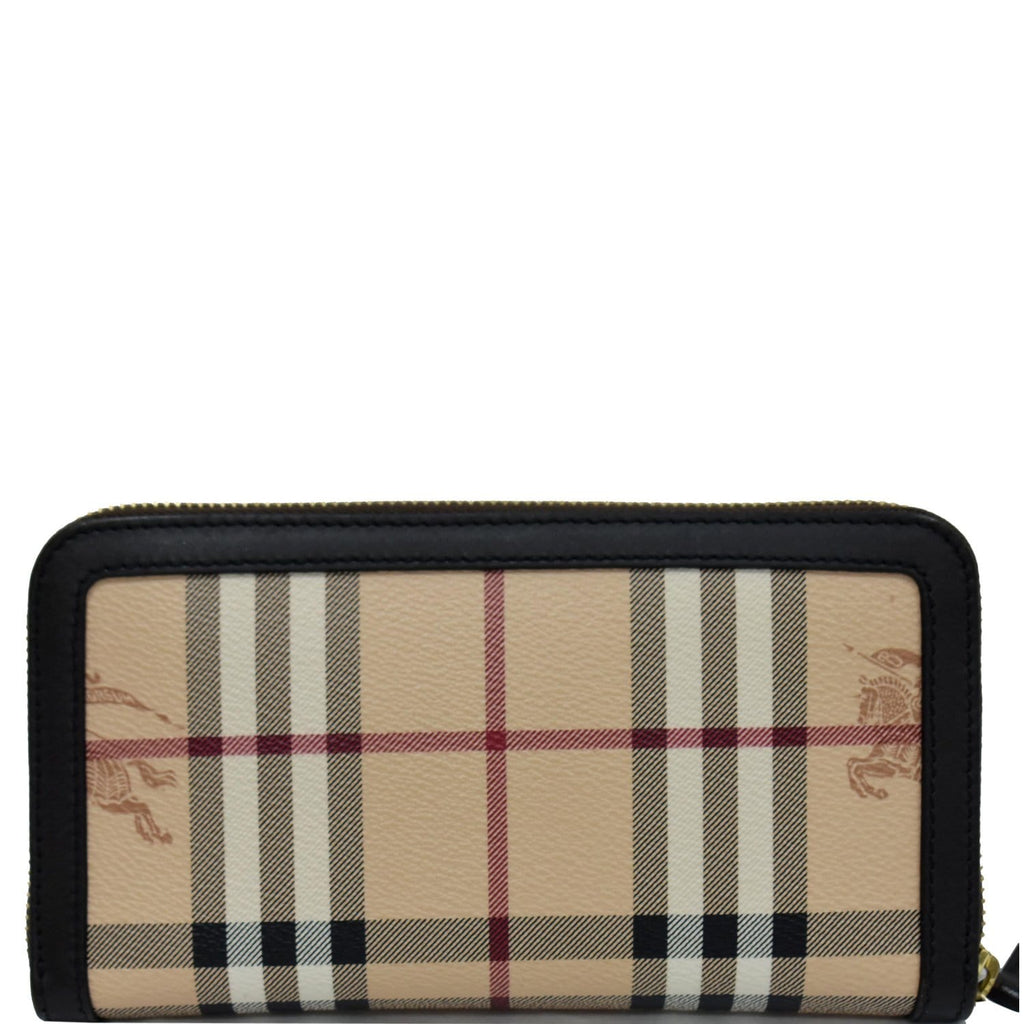 BURBERRY Haymarket check Zippy Wallet Multicolor