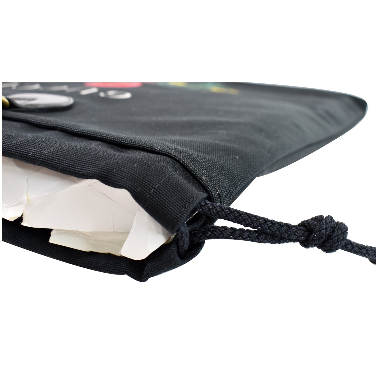Gucci bag print twill carré in black and multicolour