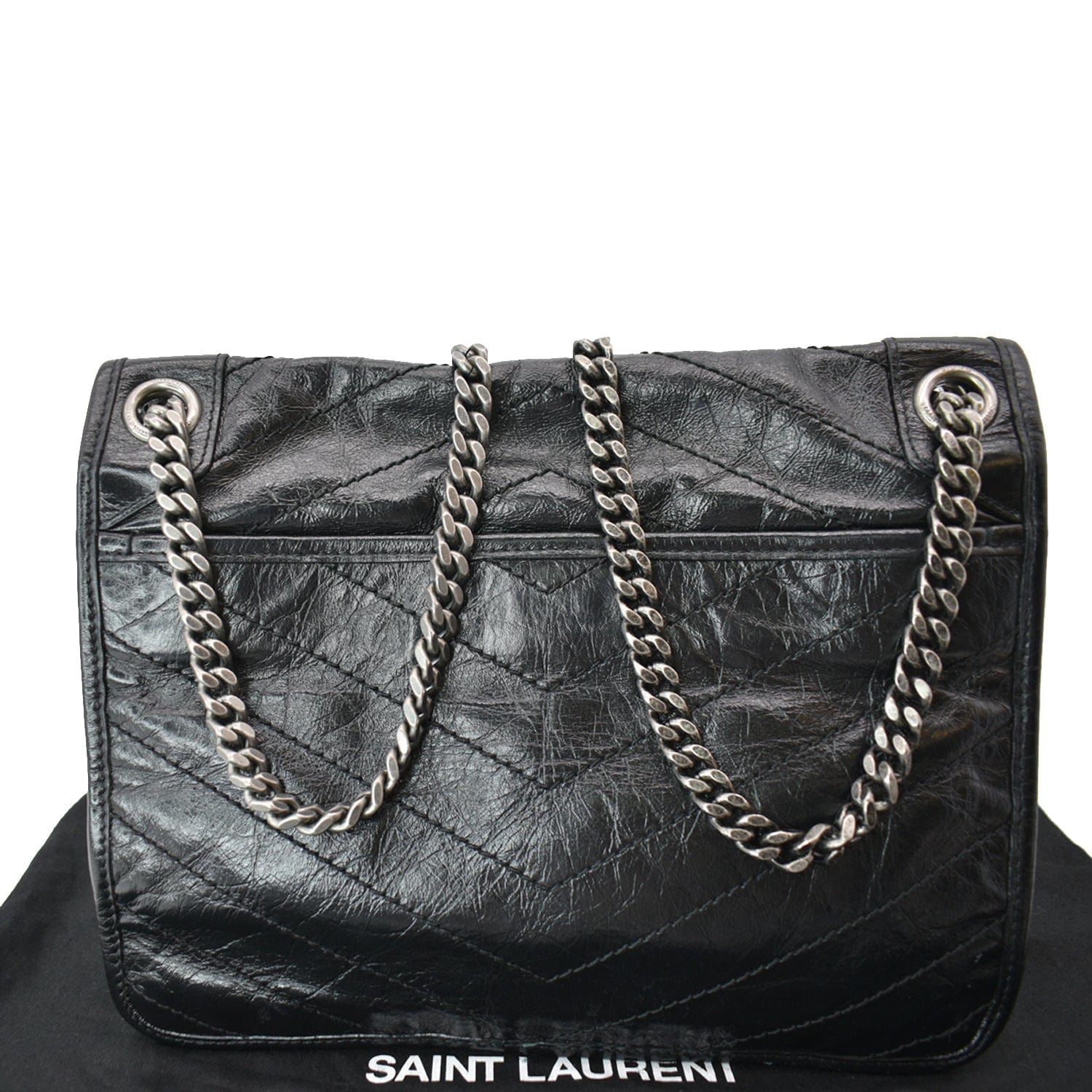 YSL Saint Laurent Niki Leather Crossbody Bag Large – Ladybag
