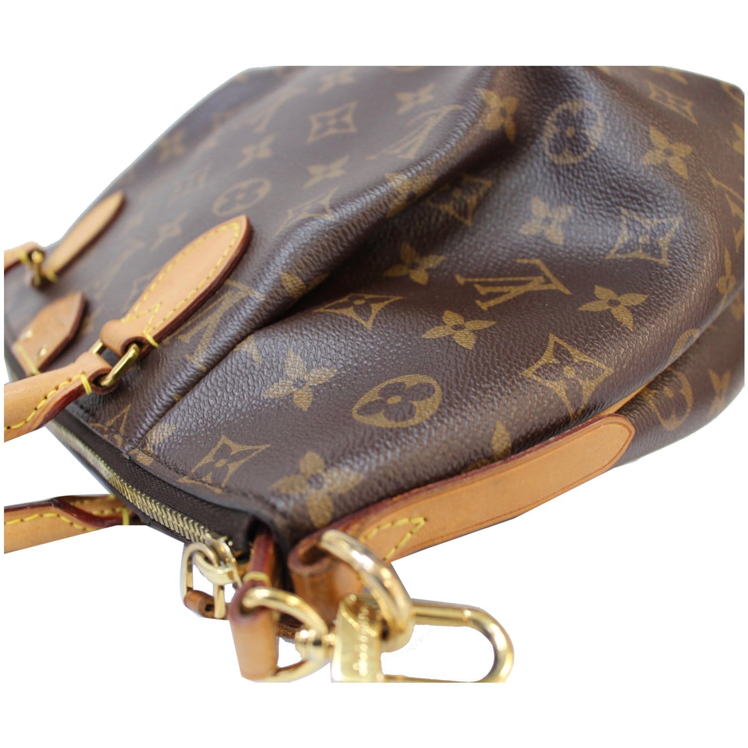 Turenne PM Top handle bag in Monogram Coated Canvas, Gold Hardware