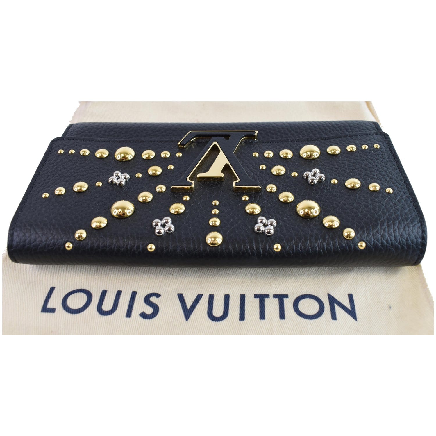 Accessories LOUIS VUITTON Capucines in Black Leather - 101234 ref