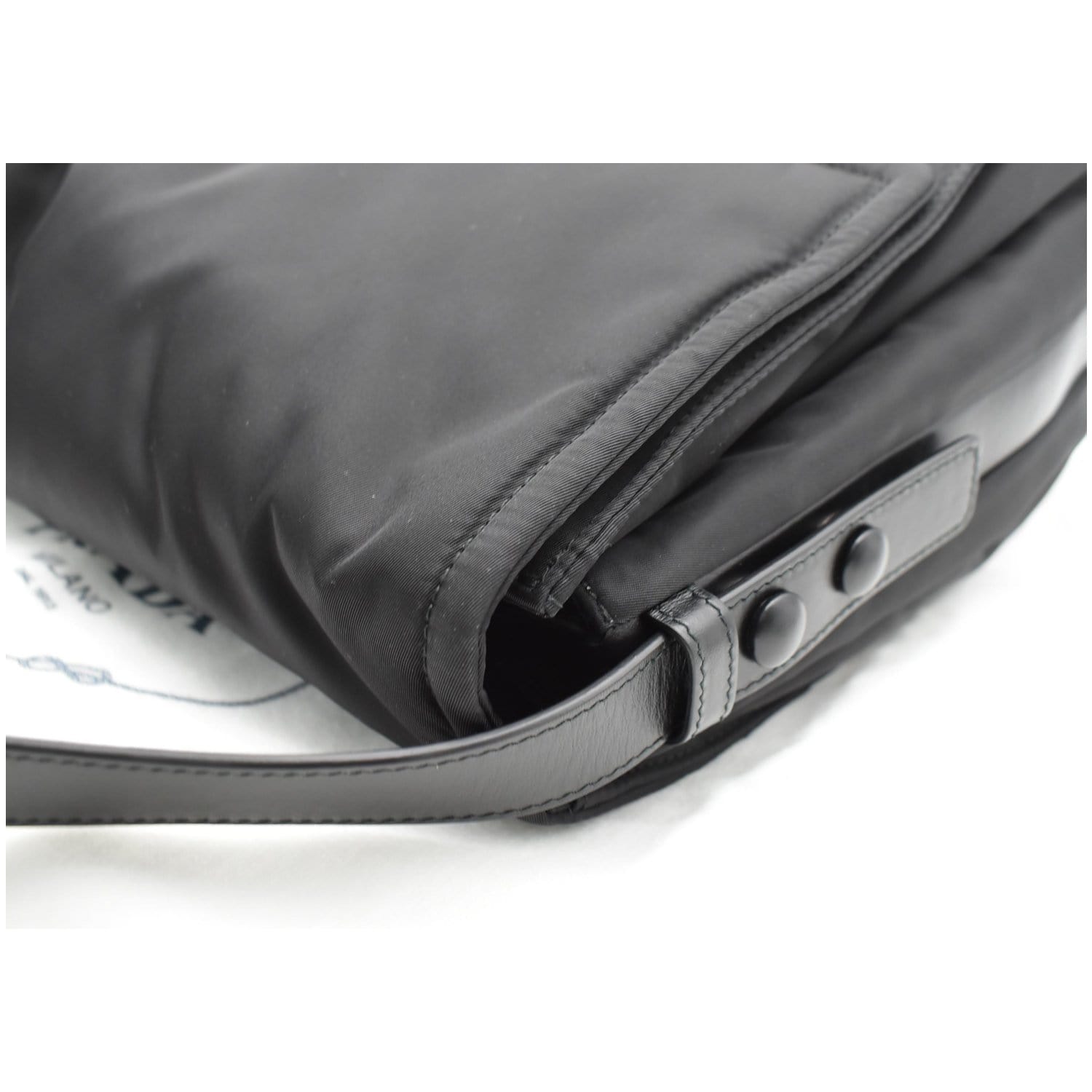 Buy Prada Black Padded Nylon Shoulder Bag