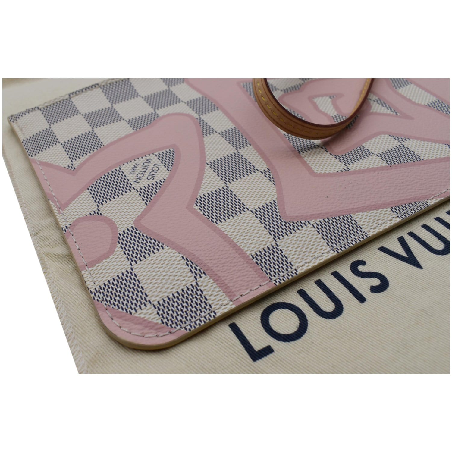 Louis Vuitton Damier Azur Tahitienne Neverfull MM (SHG-HWhgB6) – LuxeDH
