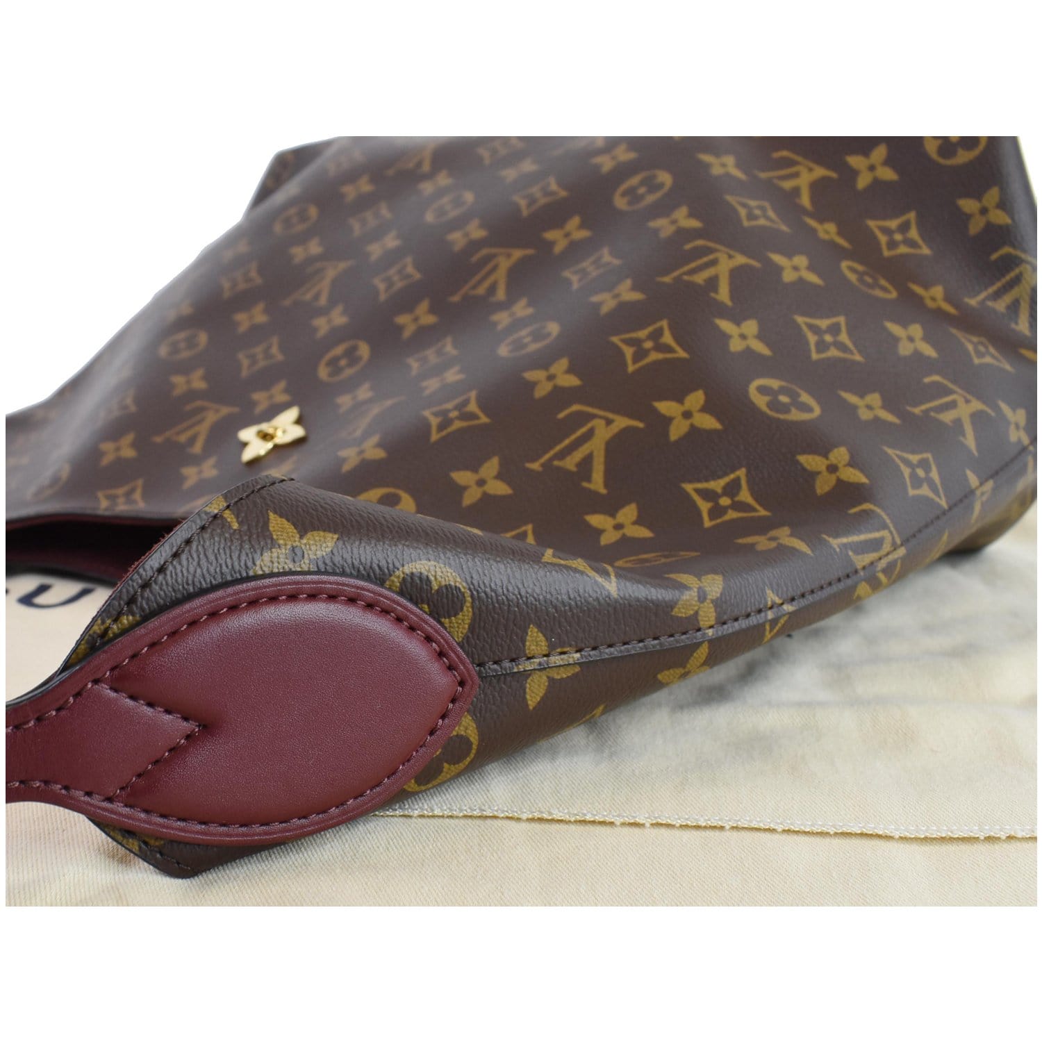  Louis Vuitton LOUIS VUITTON Flower Hobo Shoulder Bag M43545  Brown Monogram Canvas Leather Ladies Semi-Shoulder One Shoulder Bag Tote Bag  Biton, Braun : Clothing, Shoes & Jewelry