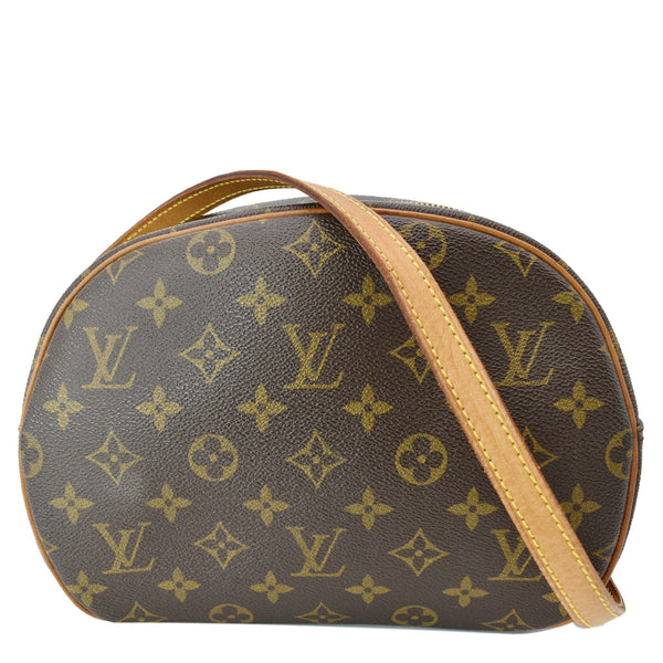 LOUIS VUITTON Blois Vintage Monogram Canvas Crossbody Bag Brown