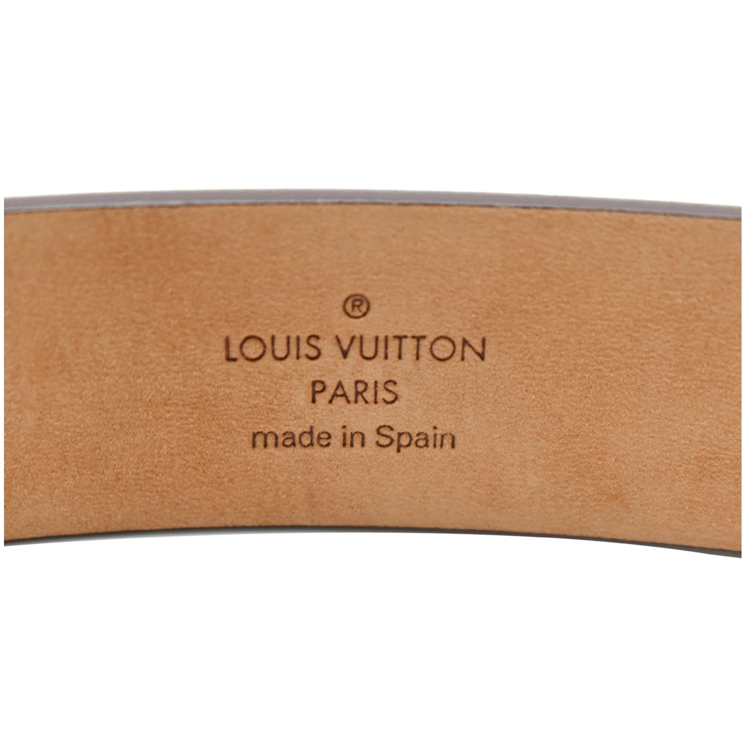 Louis Vuitton Ceinture Carre Leather Belt Damier - Brown