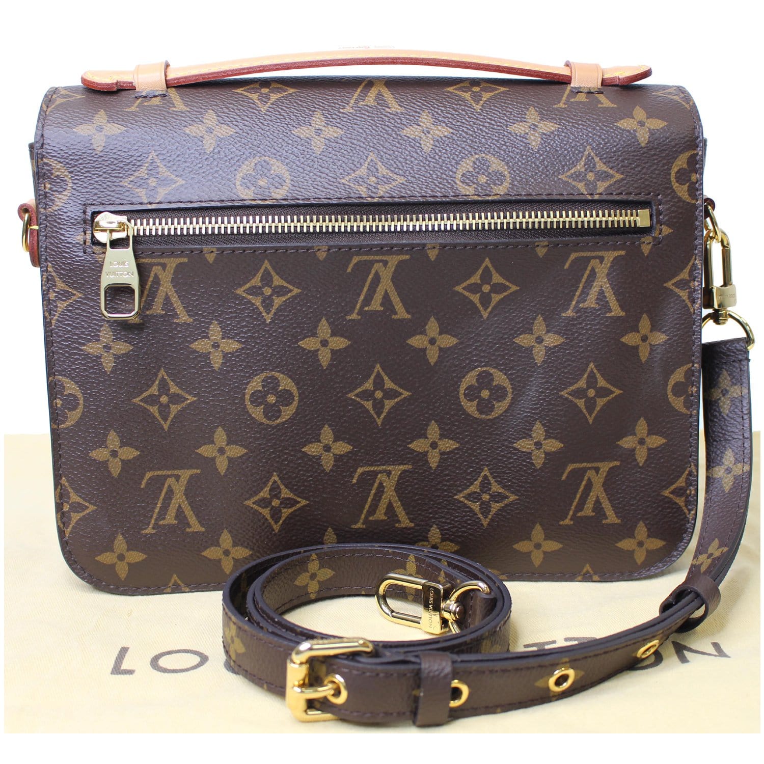 Metis leather satchel Louis Vuitton Brown in Leather - 36746127