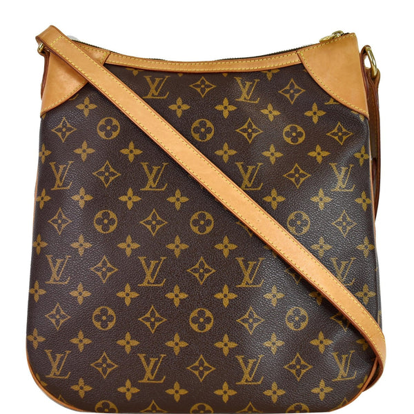 LOUIS VUITTON Odeon MM Monogram Brown Shoulder Bag