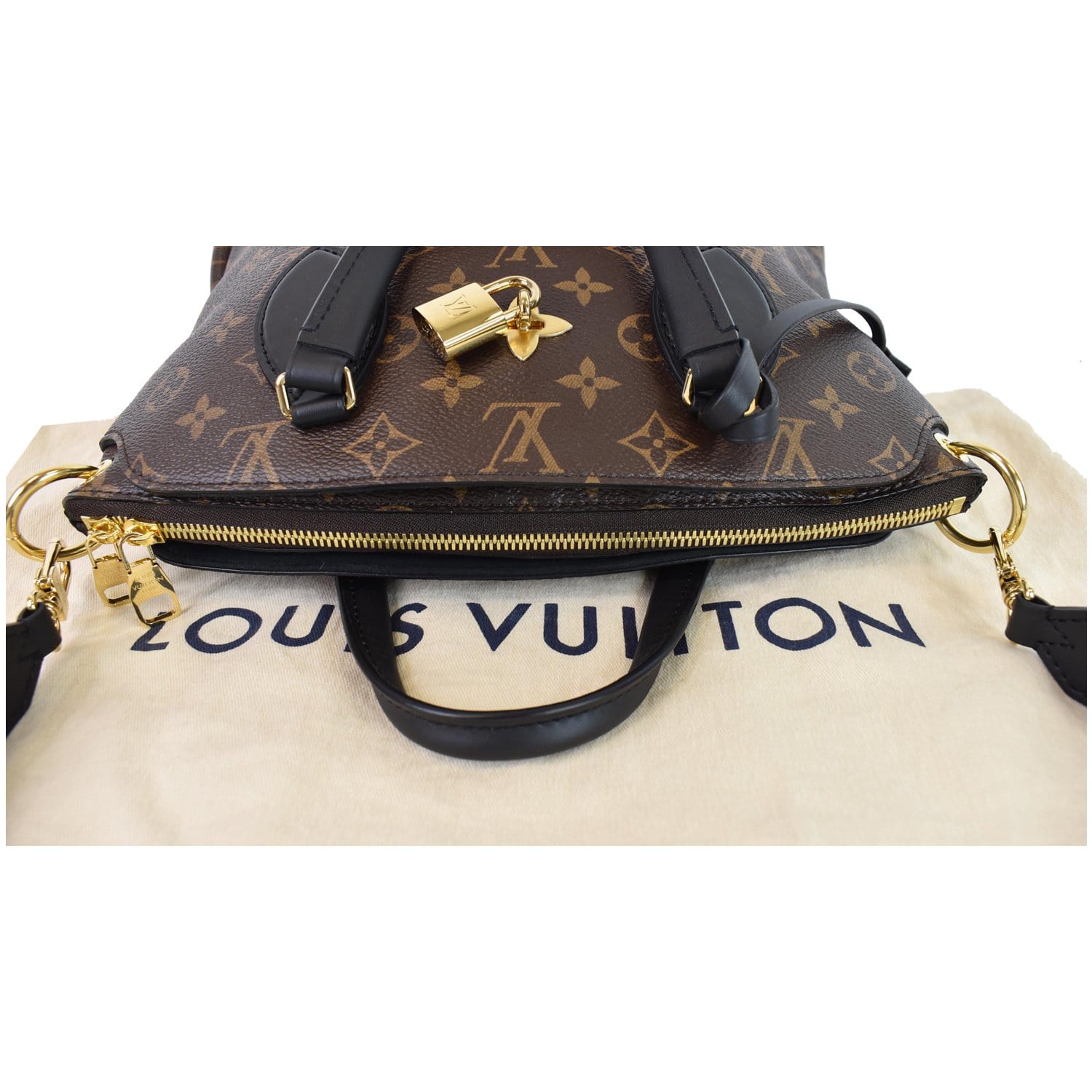 Flower tote leather tote Louis Vuitton Brown in Leather - 22839120