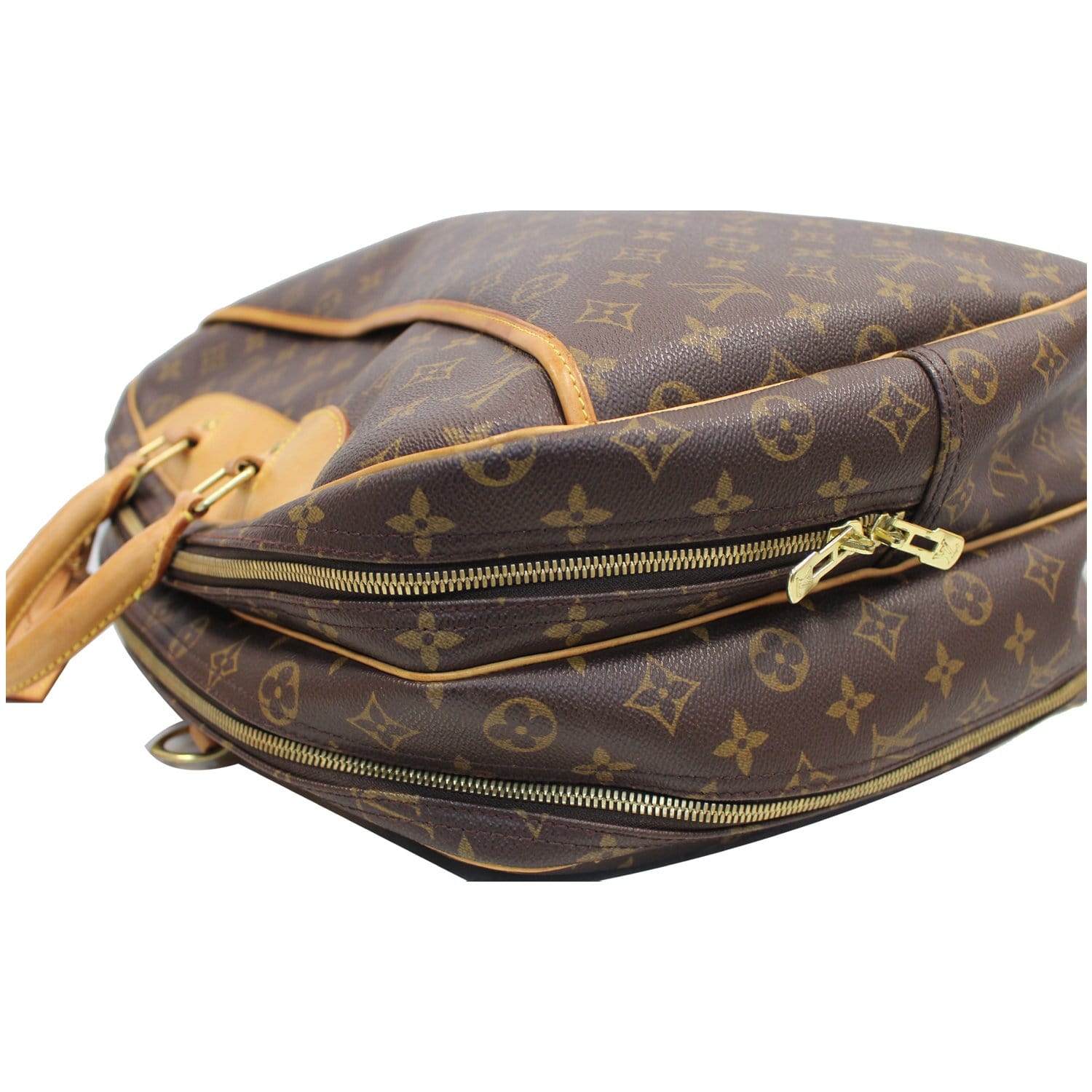 Alizé cloth 24h bag Louis Vuitton Brown in Cloth - 33862380