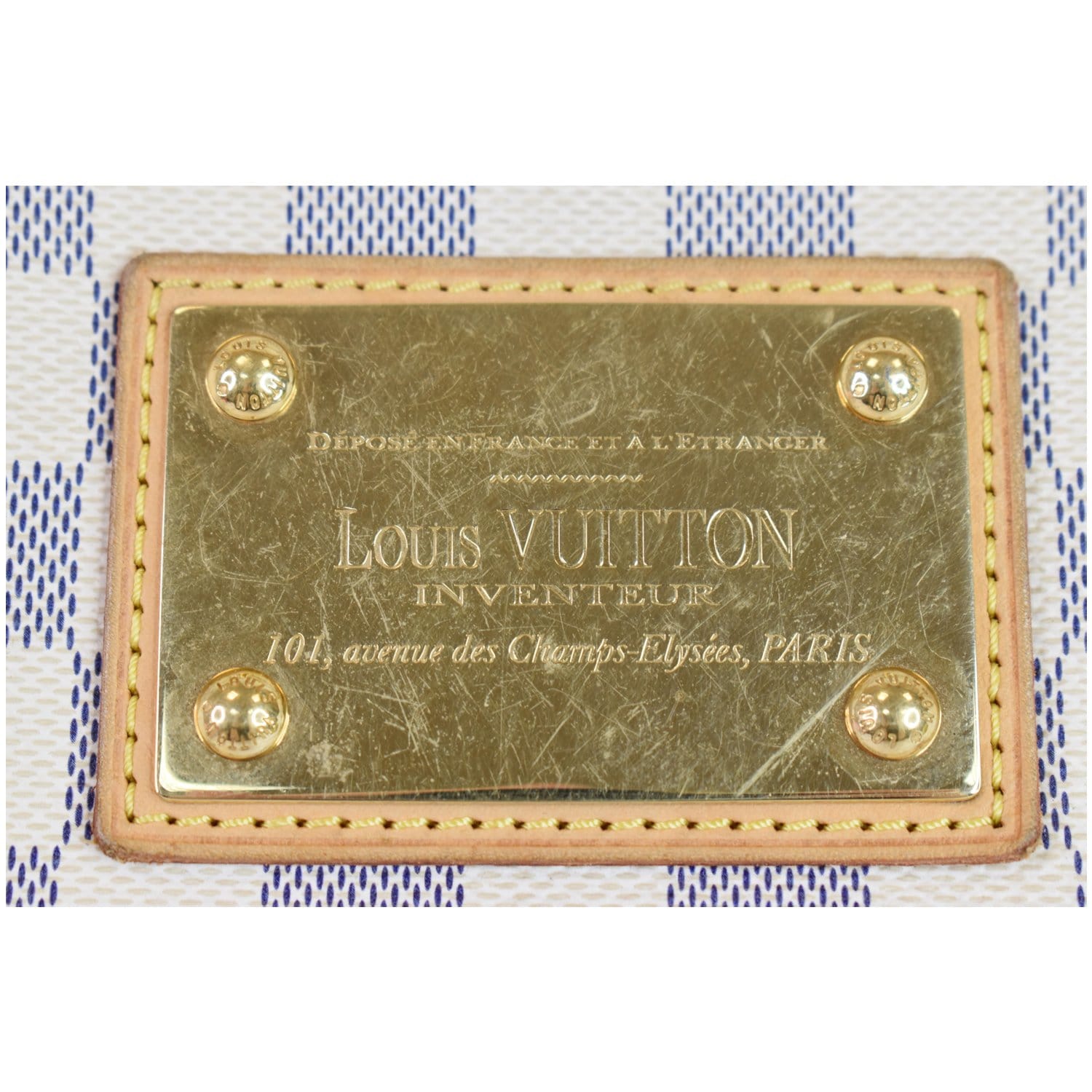 LOUIS VUITTON Damier Azur Galliera PM Shoulder Bag N55215 LV Auth ro514  ref.722623 - Joli Closet
