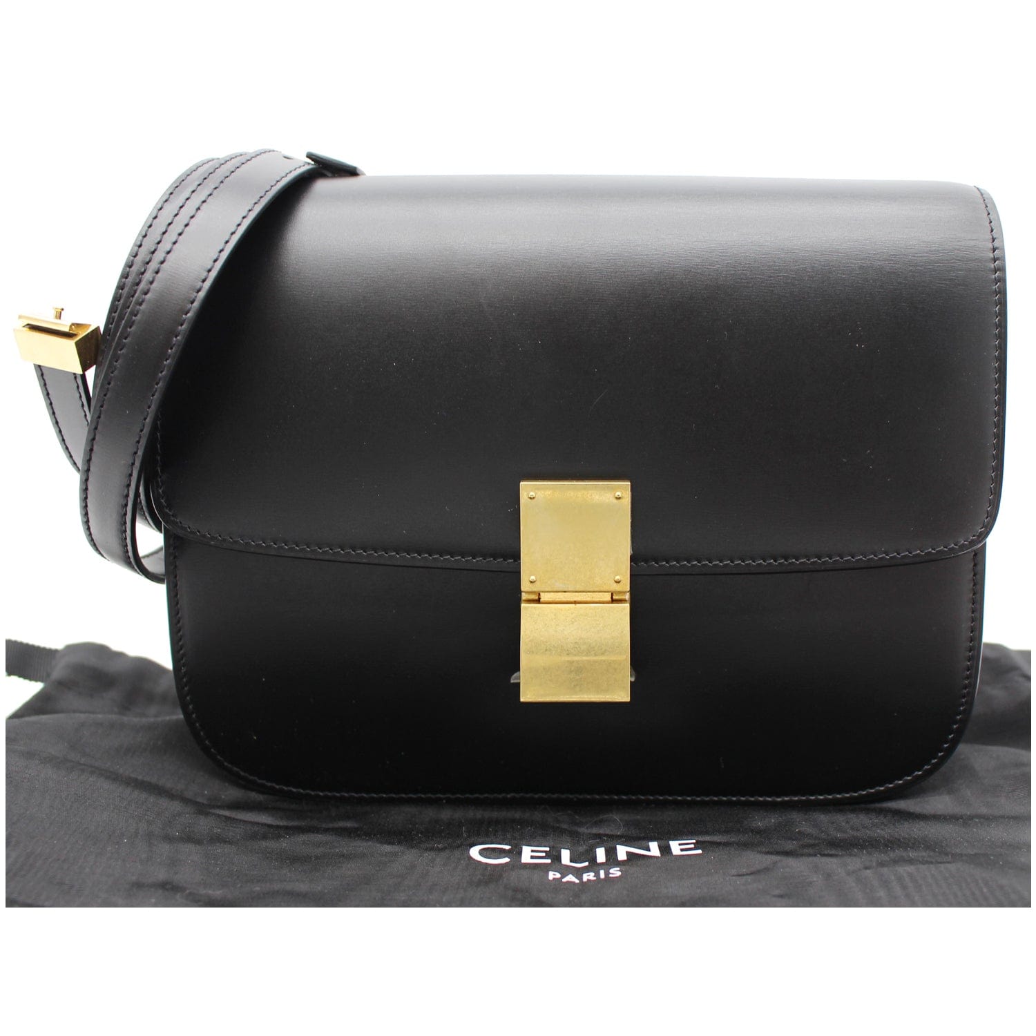 Celine Classic Medium Calfskin Box Bag