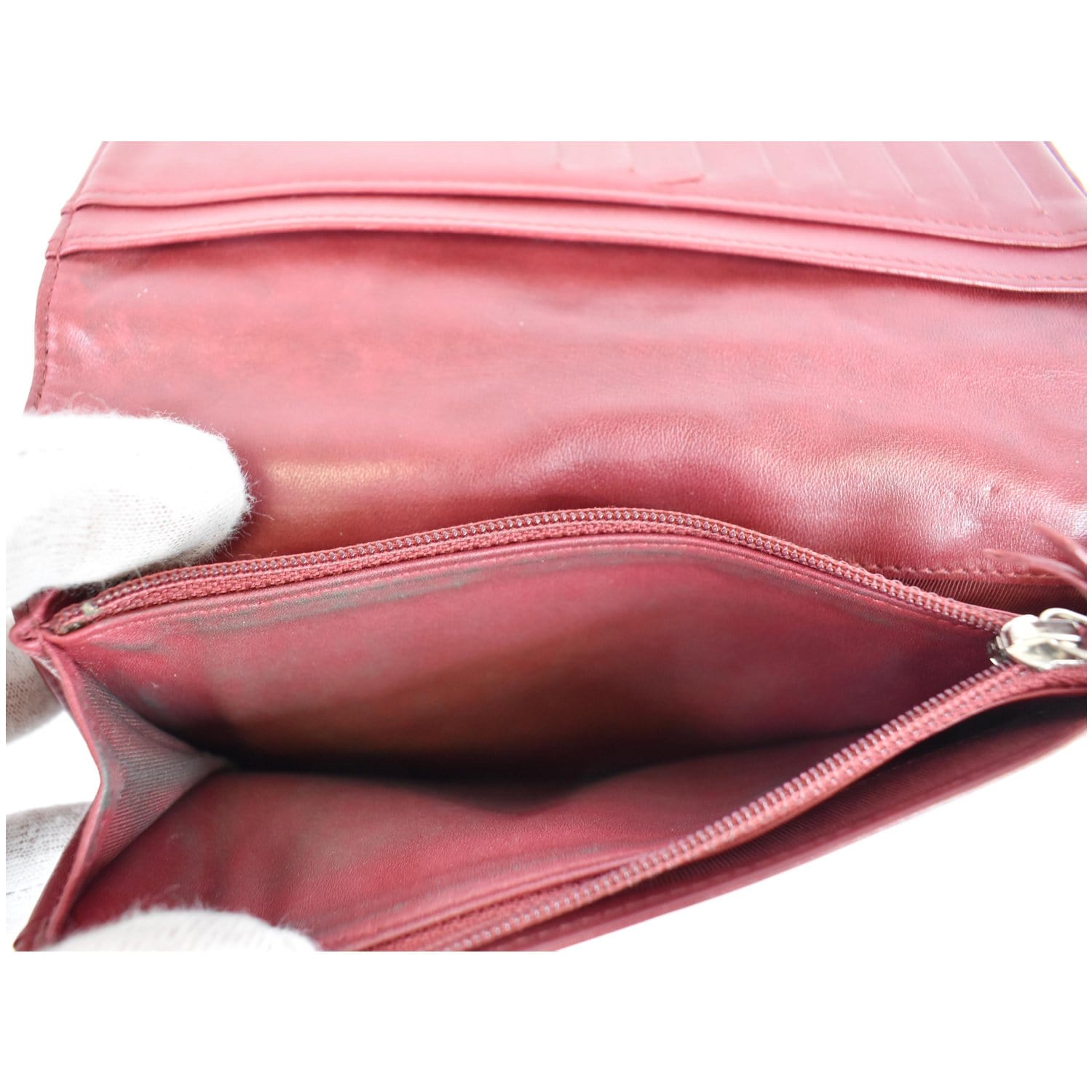Red Chanel CC Matelasse Small Wallet – Designer Revival