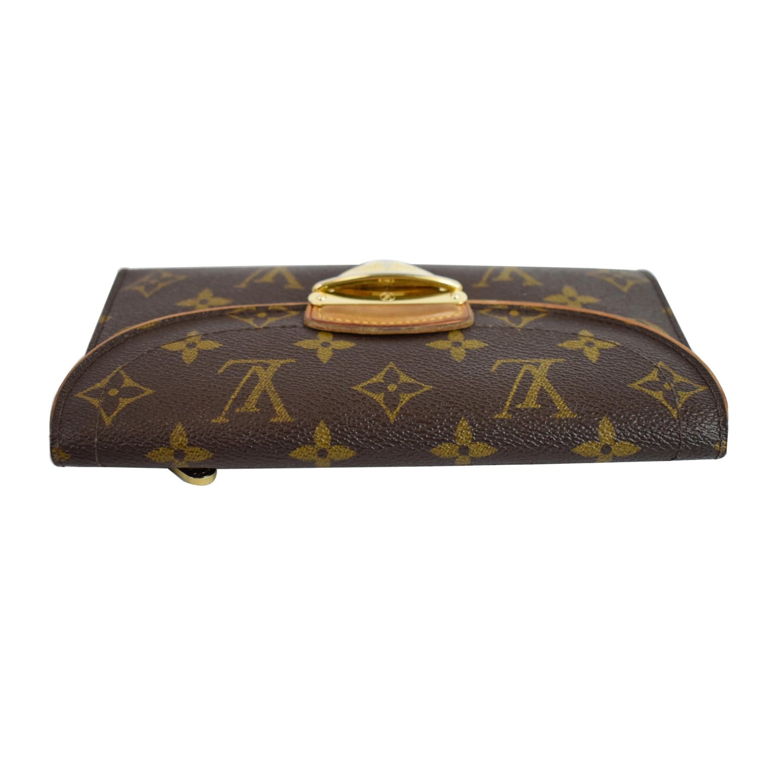 Eugénie leather wallet Louis Vuitton Brown in Leather - 37375543