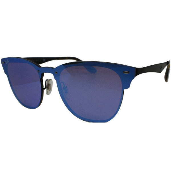 Ray-Ban Metal Sunglasses Violet/Blue Lens