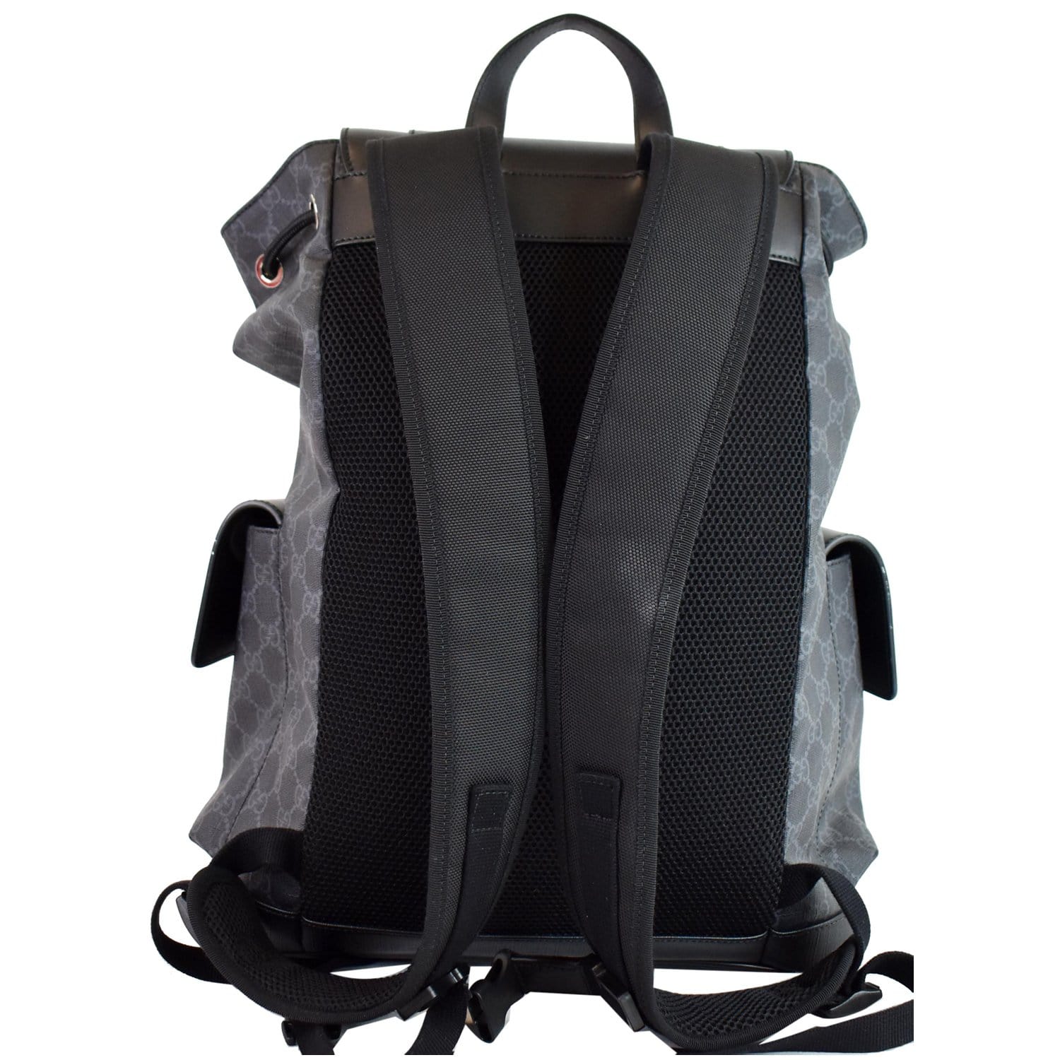 Supreme Leather Backpack Black