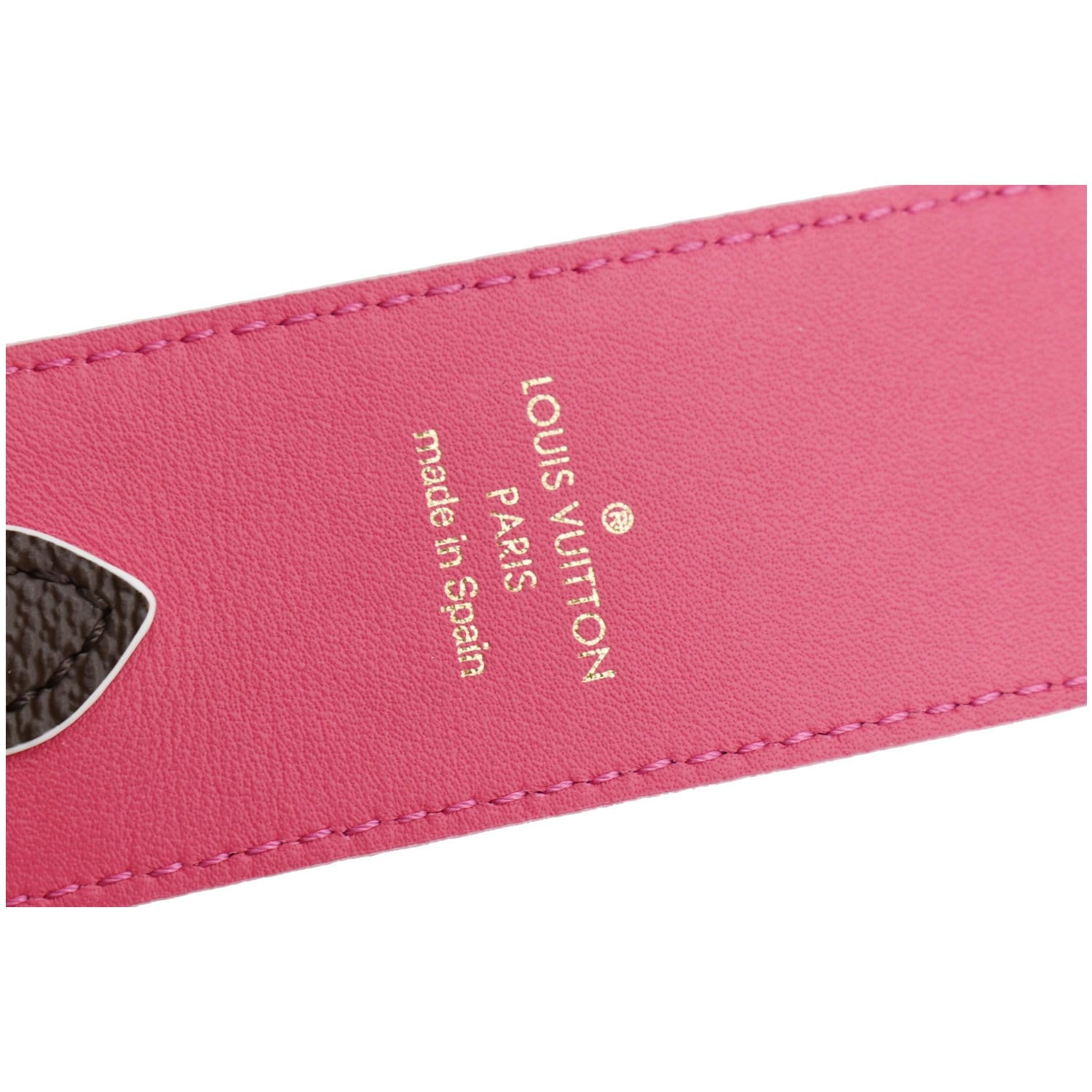 Louis Vuitton Monogram Canvas Pink Flower Strap ○ Labellov ○ Buy