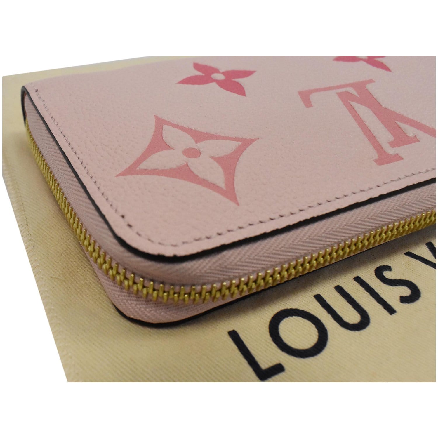 Louis Vuitton Pink Monogram Empreinte Zoe Wallet QJAJOT1DPB001