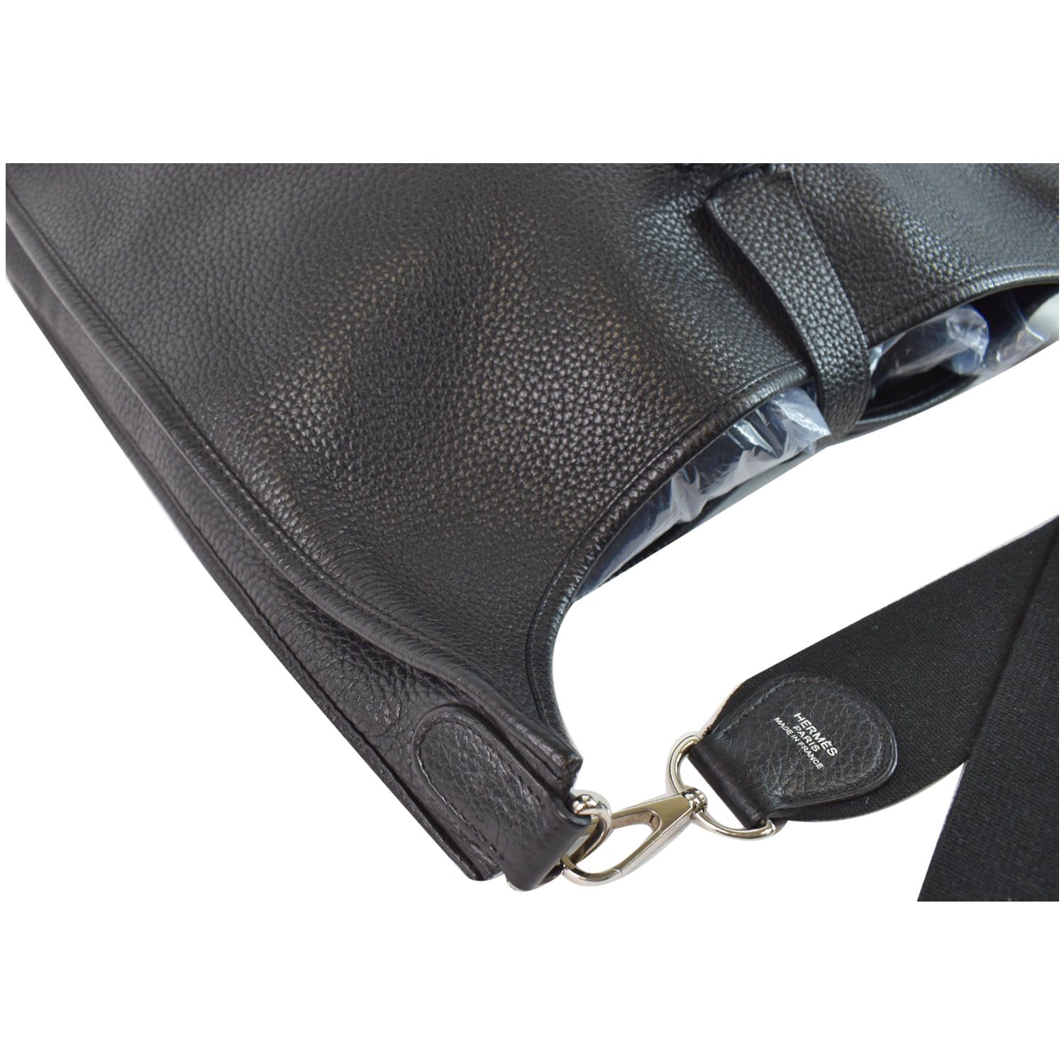 Hermès Evelyne I 33 MM Crossbody Bag Noir Black Clemence Leather