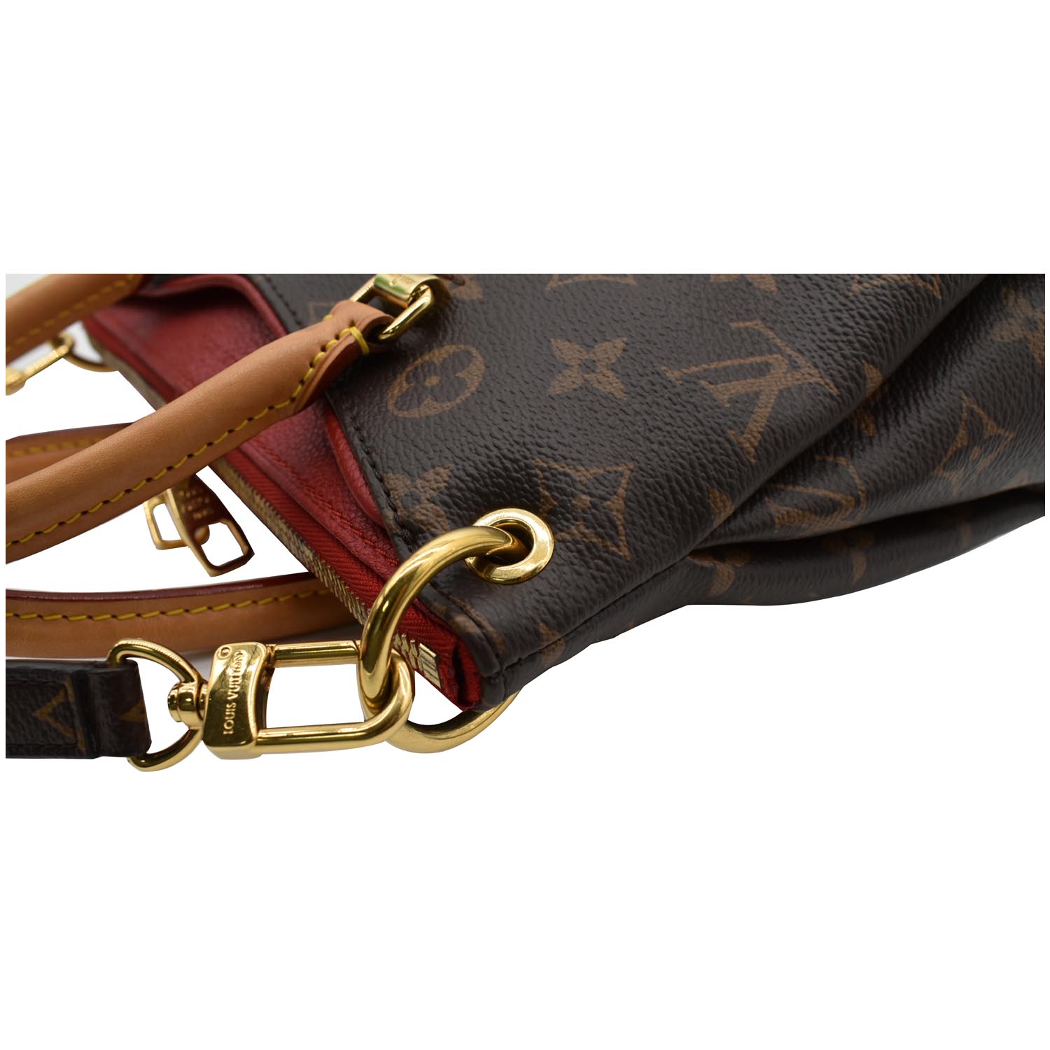 Louis Vuitton Pallas BB Monogram Clutch Dark brown Leather ref