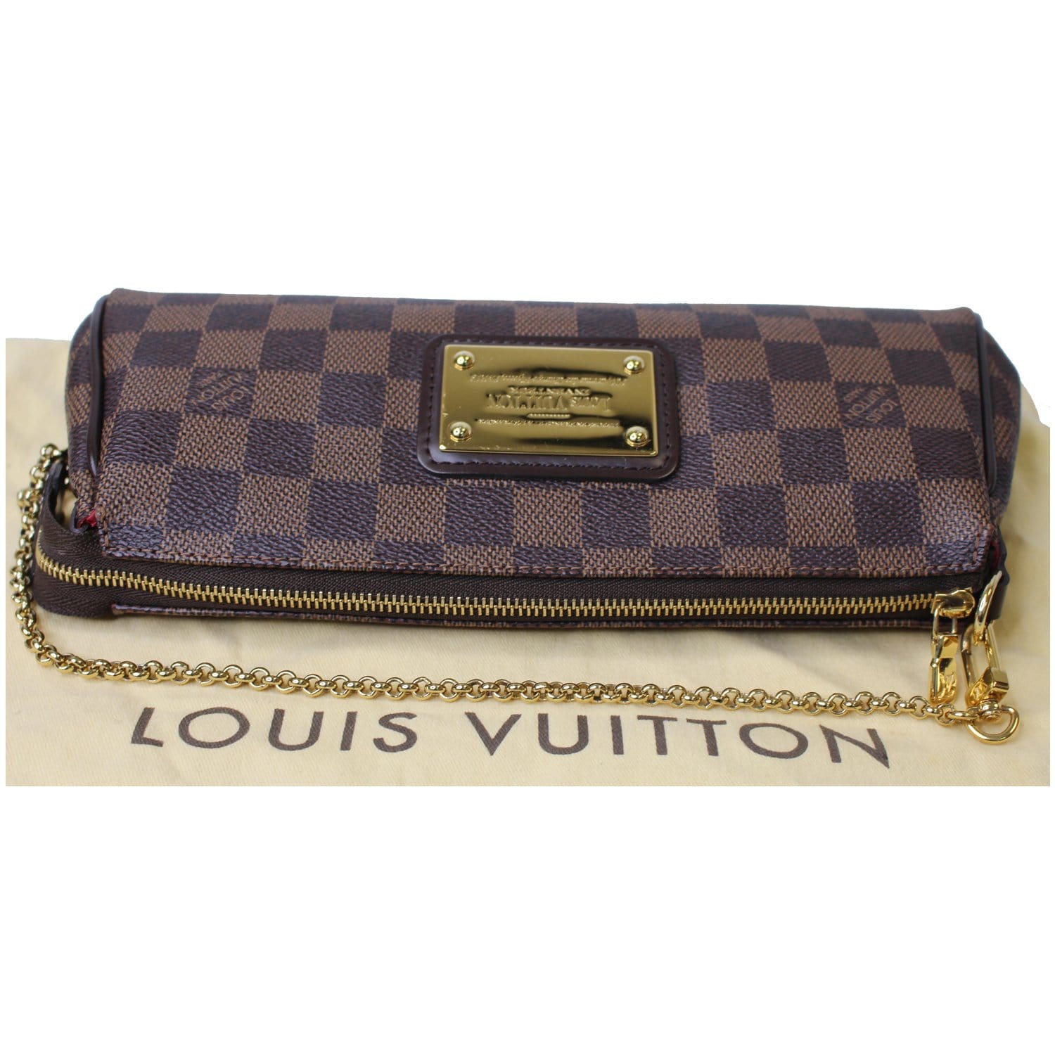Louis Vuitton Damier Ebene Eva Pochette - Brown Crossbody Bags, Handbags -  LOU766692