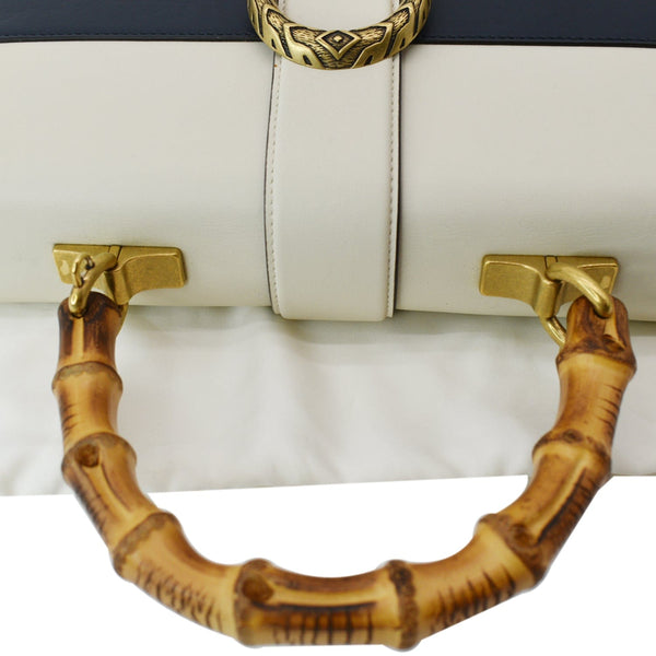 GUCCI Dionysus Bamboo Top Handle Shoulder Bag White | DDH