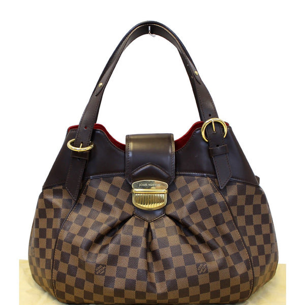 LOUIS VUITTON Sistina GM Damier Ebene Shoulder Handbag-US