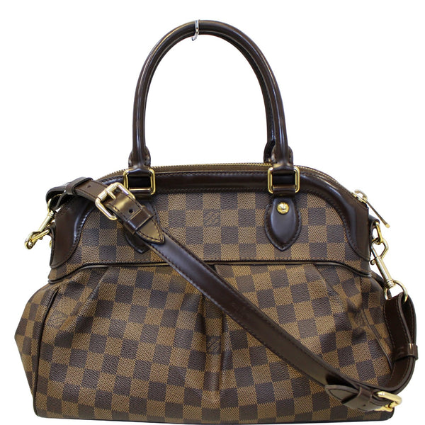 Louis Vuitton Damier PM Trevi Ebene Brown Shoulder Bag