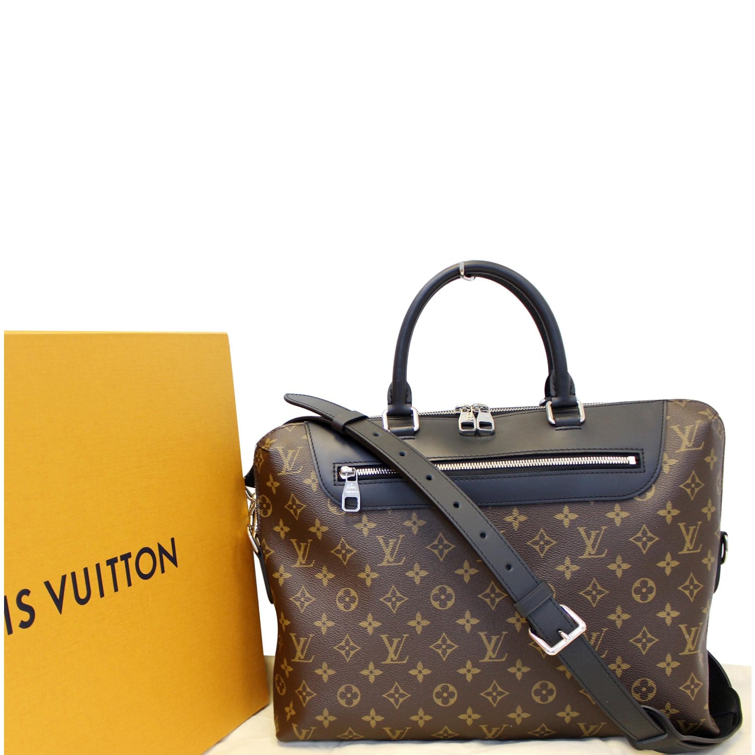 Louis Vuitton Porte documents Jour Orange Leather ref.374211 - Joli Closet